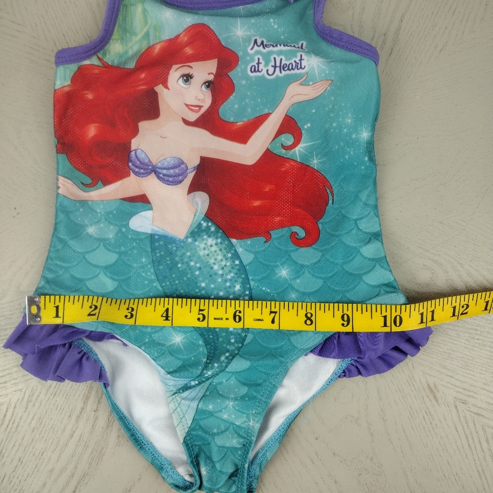 Disney Ariel Girl's One Piece Swimsuit - Picture 8 of 9